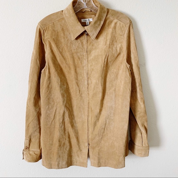 Vintage 100% Suede Jacket - Picture 1 of 7